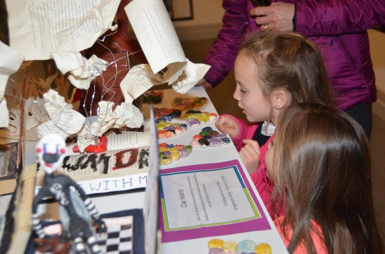 Clay Hearts at the Student Art Festival