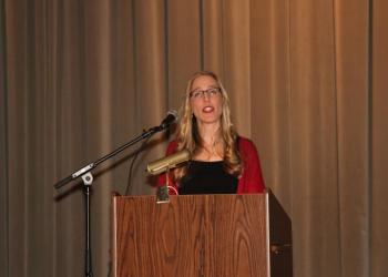 Local writer Susan Walker-Spring read 