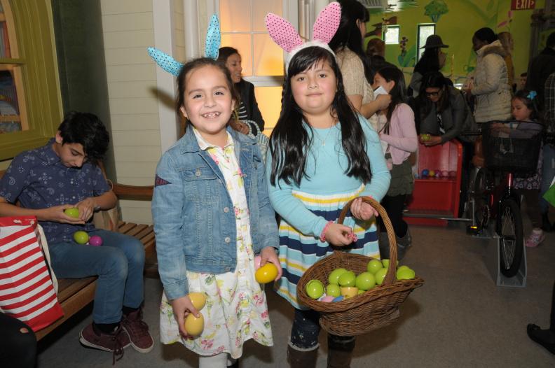 Emily and Andrea have a full basket