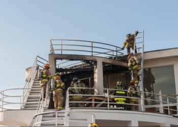 The house sustained significant damage, but Amagansett FD stopped it from devouring the entire structure