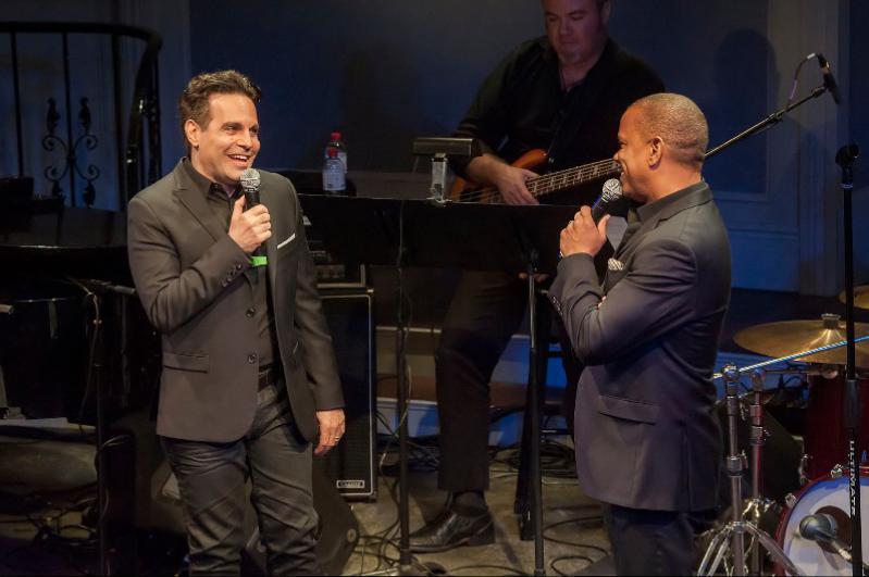 Mario Cantone and Jerry Dixon sing a duet