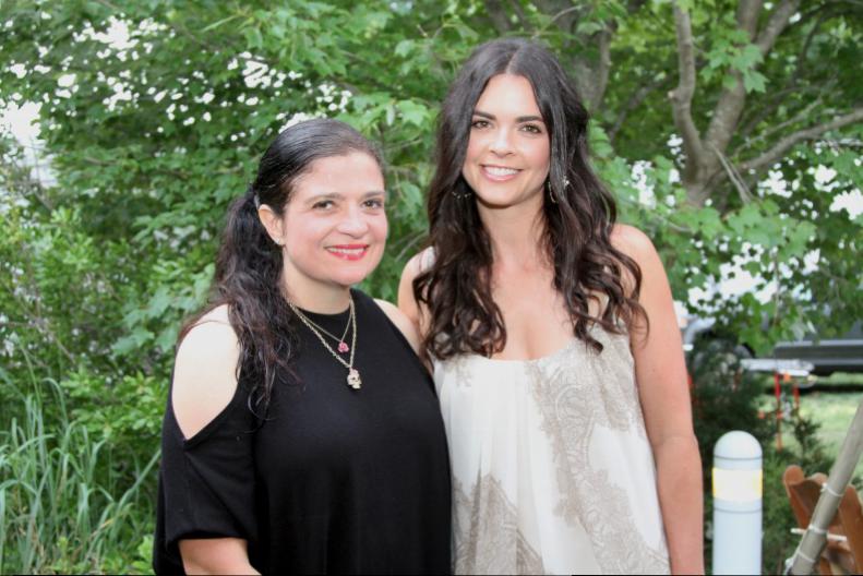 Dan's Taste of Two Forks co-hosts Katie Lee and Alex Guarnaschelli