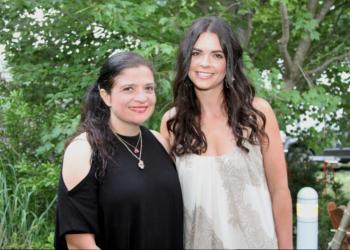 Dan's Taste of Two Forks co-hosts Katie Lee and Alex Guarnaschelli
