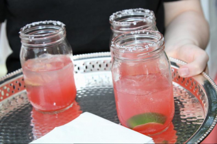 Nervous Breakdown margaritas were served fresh and cold