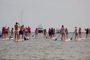SUP-ers paddle out!