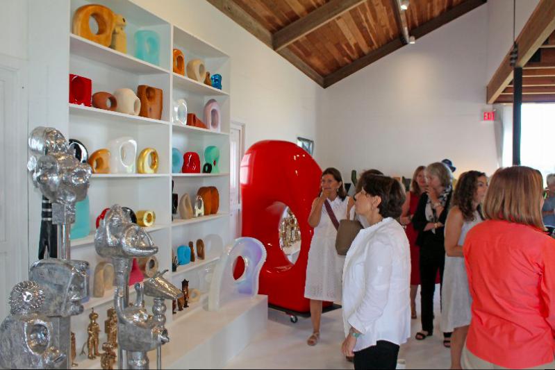 Artist Mia Fonssagrives-Solow's studio