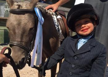 Andrew and Nativity's Star at the 2016 Hampton Classic