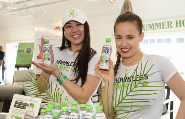 Harmless Harvest Coconut Water Sally Huang and Christina Ierzoline