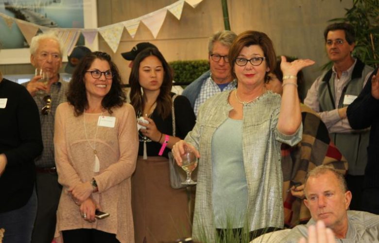 Judiann Carmack-Fayyaz of Bridgehampton School and co-founder of Edible School Gardens is recognized for her efforts and dedication to the program