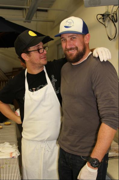 Executive chef and proprietor of Almond Jason Weiner and Jeremy Blutstein