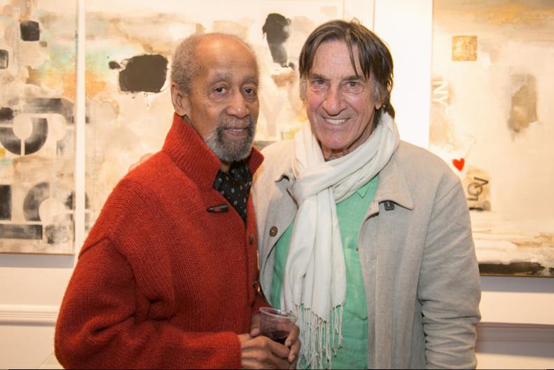 The show's elder statesmen artists Frank Wimberley and Hans Van de Bovenkamp