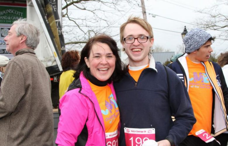Superintendent of Sag Harbor School District Katy Graves, Kieran Barber of Katy's Kids @ CMEE