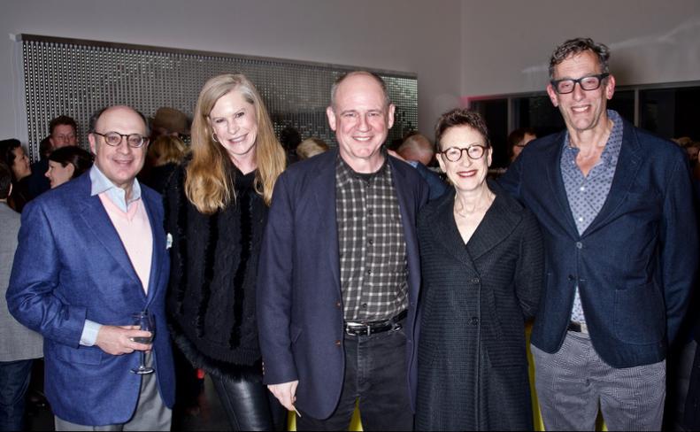 Peter Hayeles, Regina Glucke, Chris French Terrie Sultan, director of the Parrish Art Museum and Geoffrey Nimmer enjoying the evening