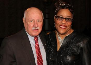 Honorees Senator Kenneth P. LaValle and Reverend Maryanne McElroy