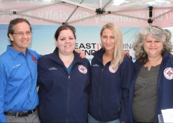 East End Veterinary Center Dr. Vatash, Samantha Holmes, Kristina King, Bernadette Eyre