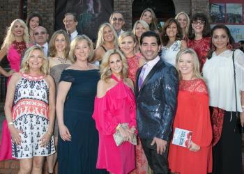 AHA Committee on the steps of Southampton Arts Center