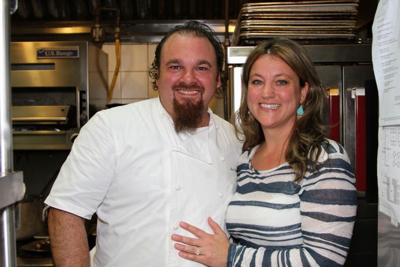 Co-owners of Bistro ete' Chef Arie and Liz Pavlou
