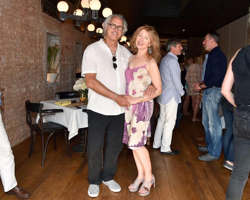 Erich Fischl and April Gornick attend the eBay Benefit for The Sag Harbor Cinema Restoration Project at Lulu Kitchen and Bar in Sag Harbor, NY’