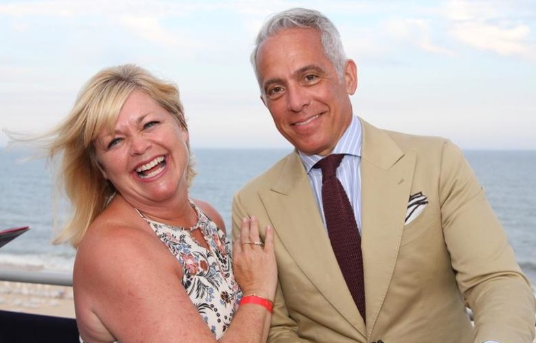 Allison Norris with Chef Geoffrey Zakarian at the VIP book signing
