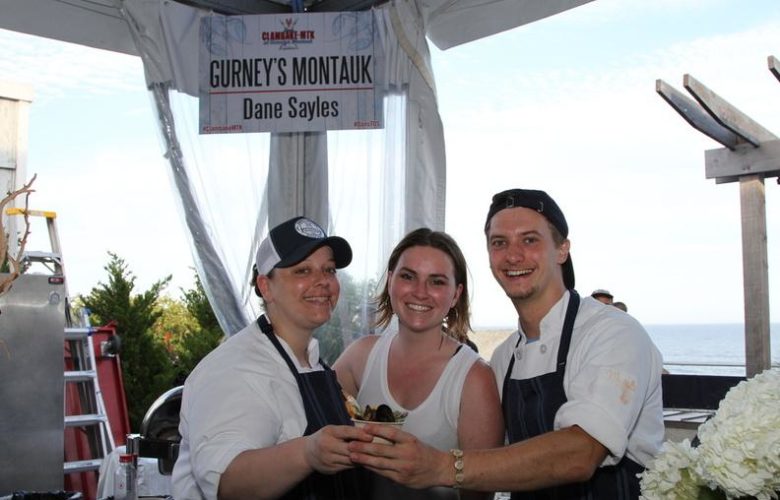 Gurney's Montauk Chef Kristina Marrero, Katie O'Neill, Chef Rick Denis