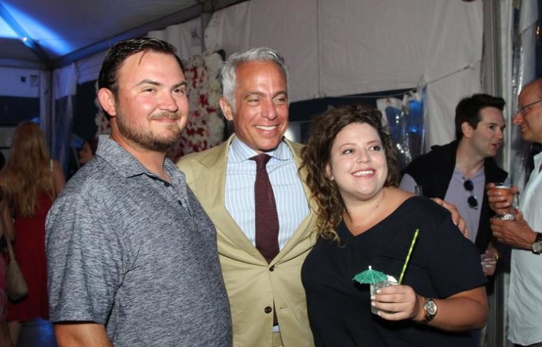 Geoffrey Zakarian with guests