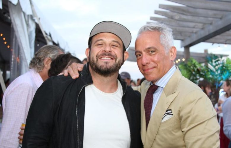 Dan's MonTaco host Adam Richman and Geoffrey Zakarian