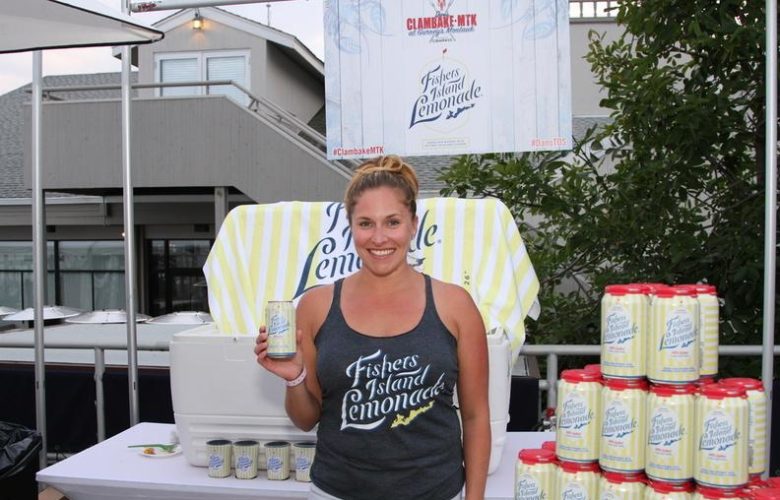 Lauren Messina with Fishers Island Lemonade