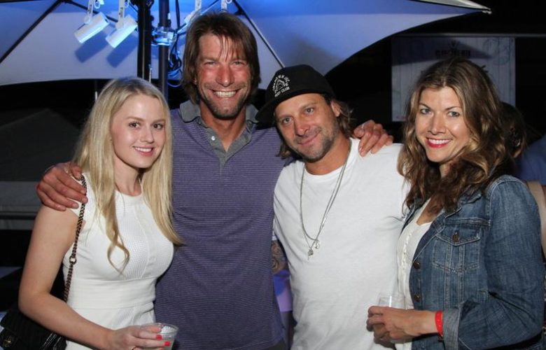Anna Berglund, actor Charlie O'Connell, Dylan Eckardt of Nest Seekers Montauk, Debbie Rose