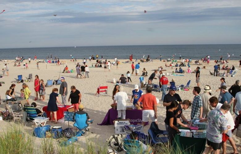 Sagg Main beach was a panoply of exciting kites and happy people