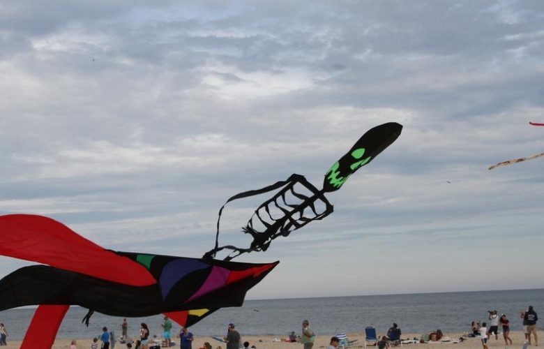 A very cool skeleton kite