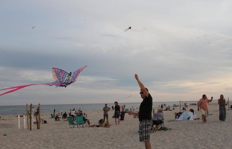 A kite takes to the air!