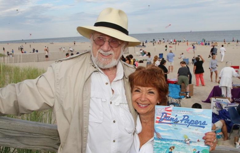 Founder of Dan's Papers Dan Rattiner with this week's cover artist, Lucy Rubin