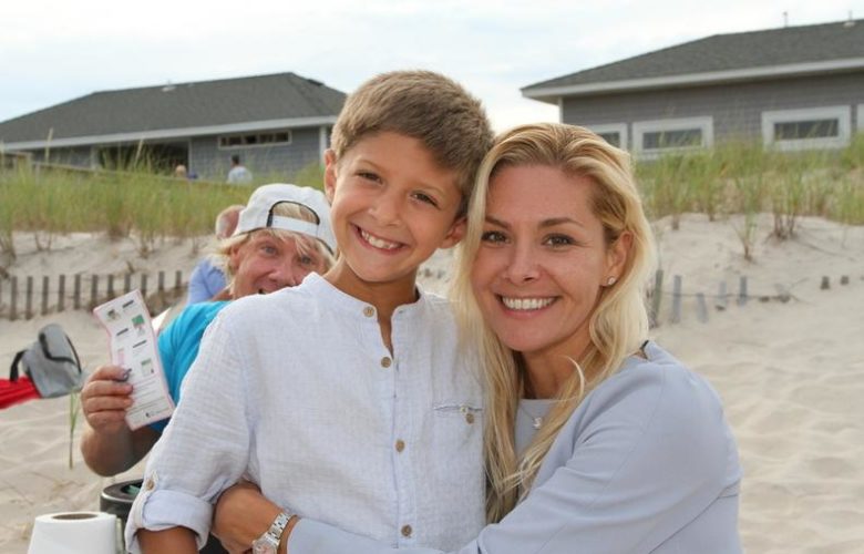 Lydiane Interdonato founder of Stellar Interiors with son Princeton
