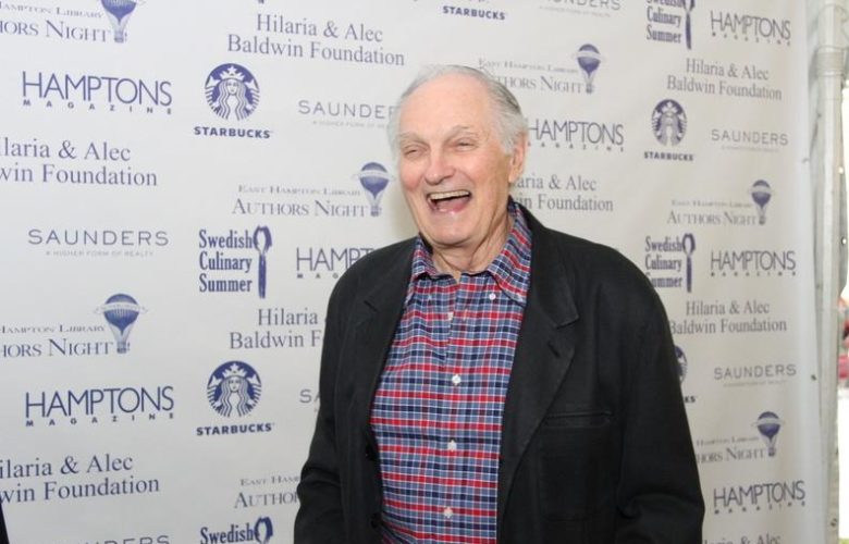 Alan Alda having a laugh