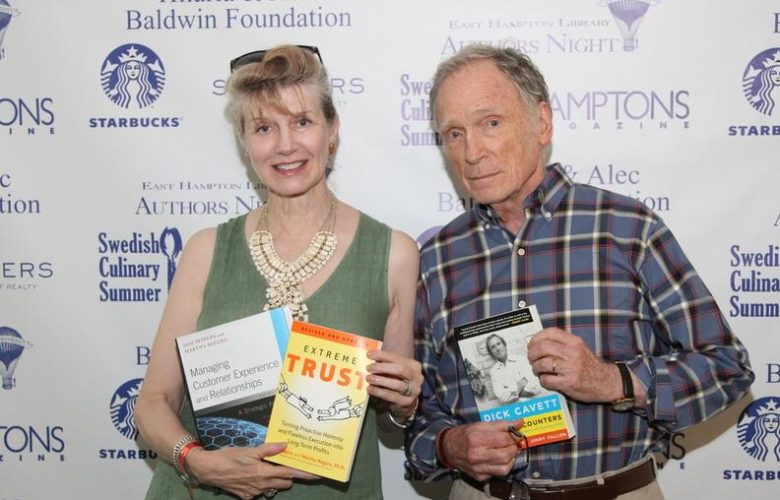 Martha Rogers and Dick Cavett