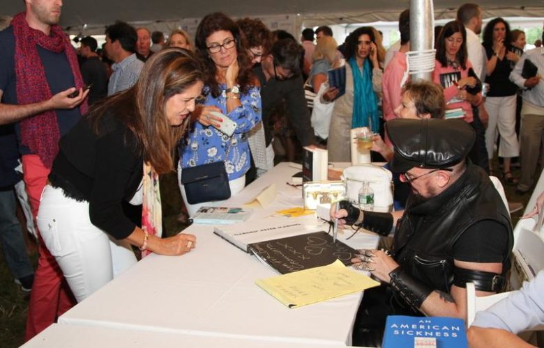 Peter Marino, author of "The Garden of Pater Marino" signed his latest book for fans