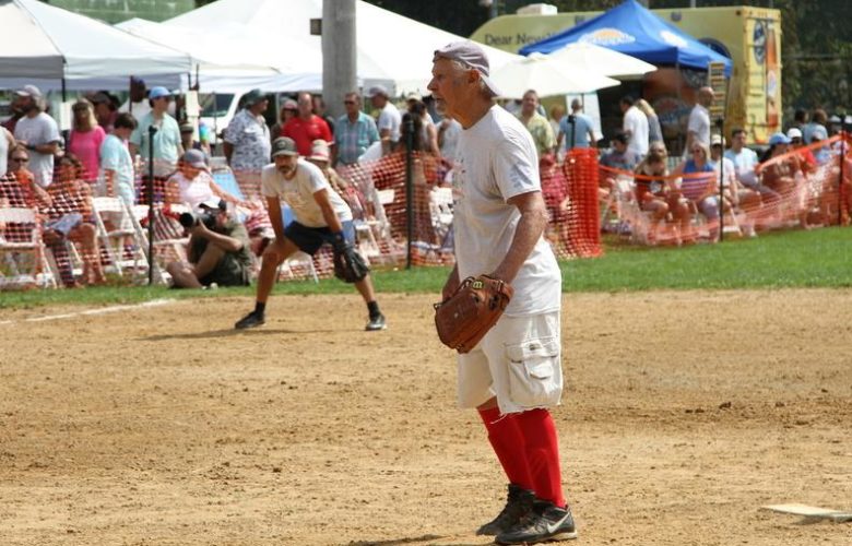Pitcher on the mound
