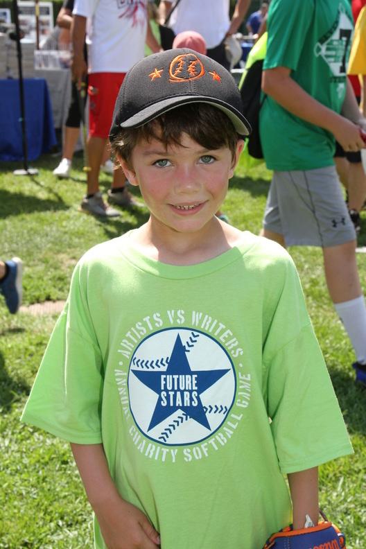 Jackson, age 5 was all smiles after participating in the kids clinic