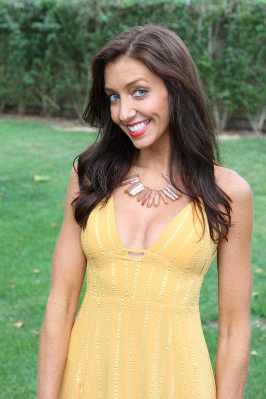 Krystal Ellis, model and News 12 weatherperson, presented awards to winners after they were announced