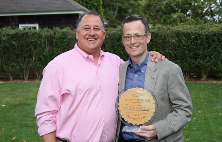 CEO and Editorial Director at Dan's Hamptons Media Eric Feil, Dan's Literary Prize 2017 Winner for Non-Fiction Thomas Fox