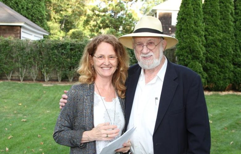 Actress Melissa Leo with Dan's Papers founder Dan Rattiner
