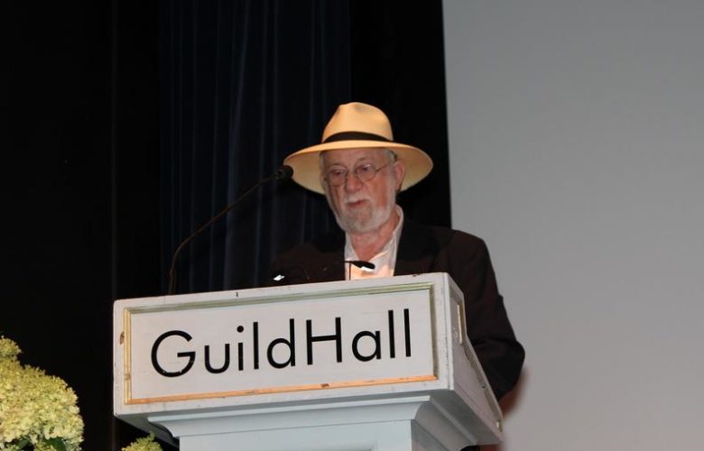 Dan's Papers founder Dan Rattiner welcomes guests to the 6th Annual Dan's Literary Festival
