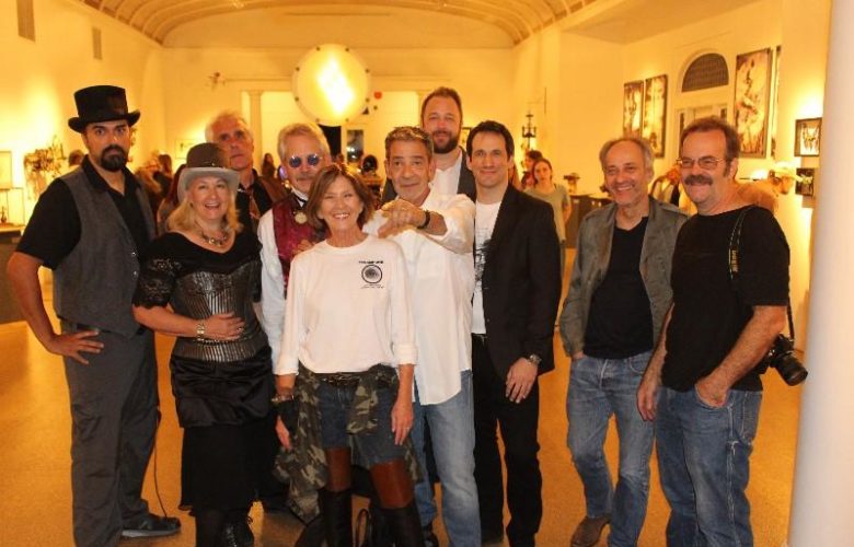 The artists gather