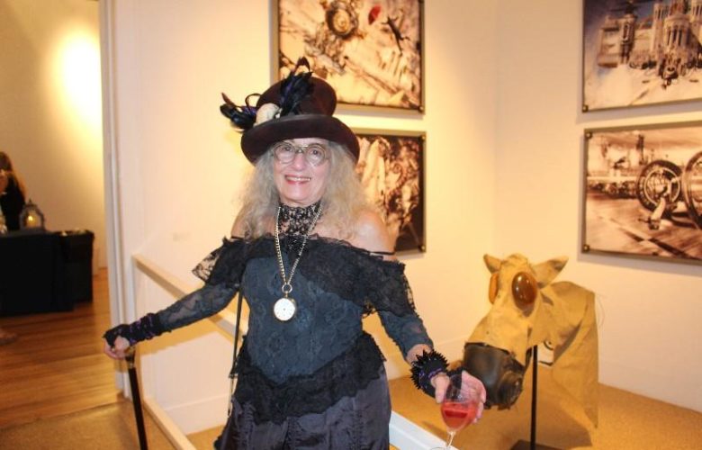 Performance artist Judy Sky