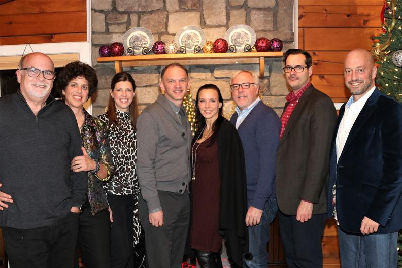 12 Wines of Christmas presenting sponsor Donielle Cardinale of The Cardinale Group celebrated this holiday event with friends