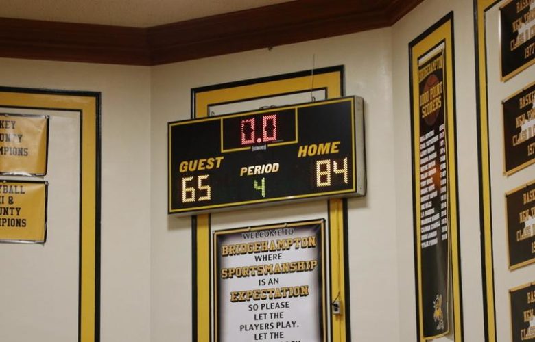 The final score, 84–65
