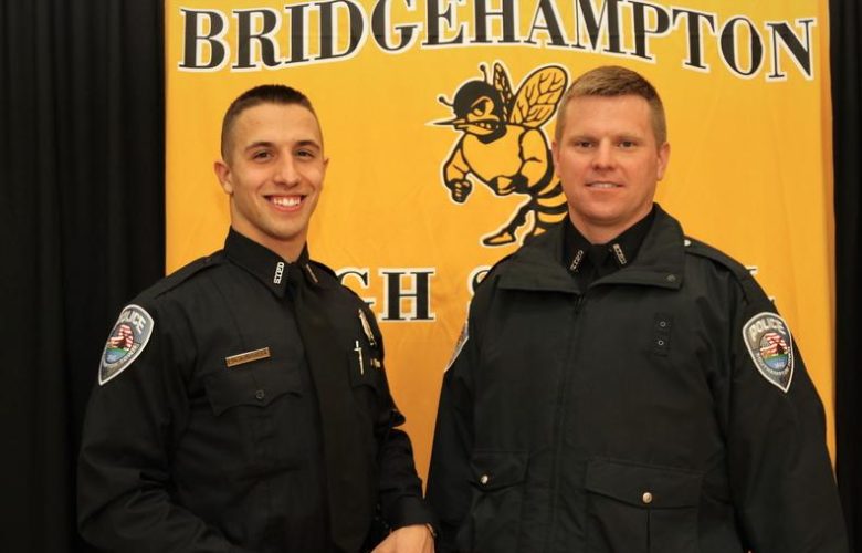 Southampton Town Police officers Josiah Hoshyla and Joe Hancock