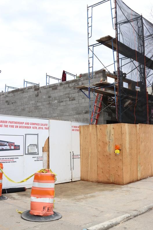 Sag Harbor Cinema construction is actively underway