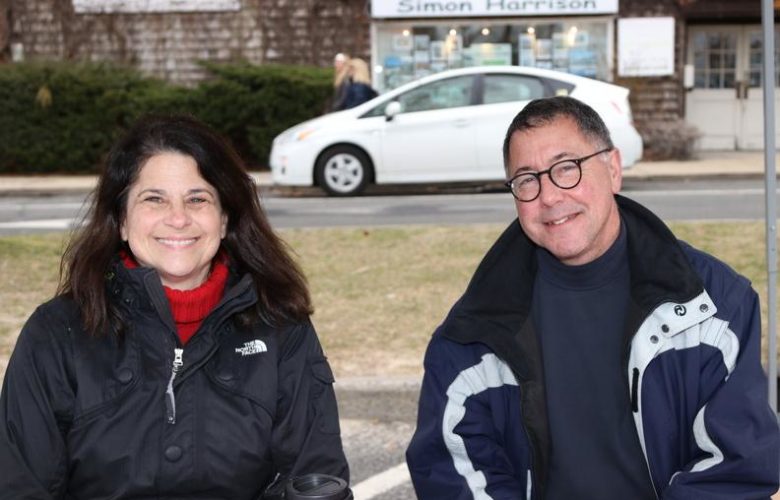 SAFE in Sag Harbor Project Coordinator Danielle Laibowitz, David Stein