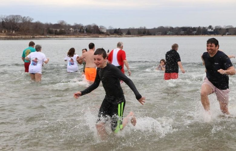 Everyone enjoyed participating in the plunge